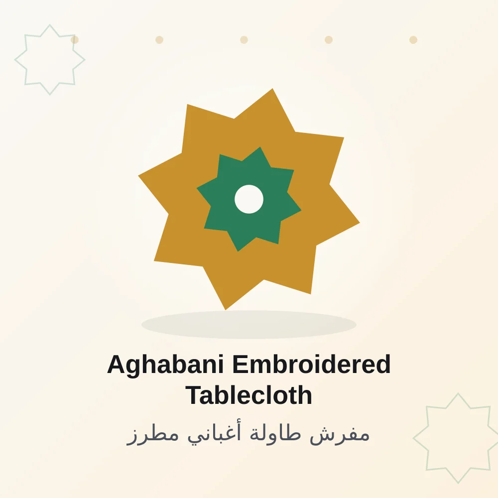 Aghabani Embroidered Tablecloth
